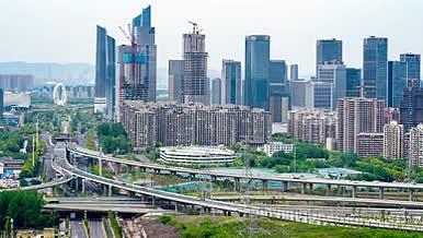4k实拍南京城市建设延时视频的预览图